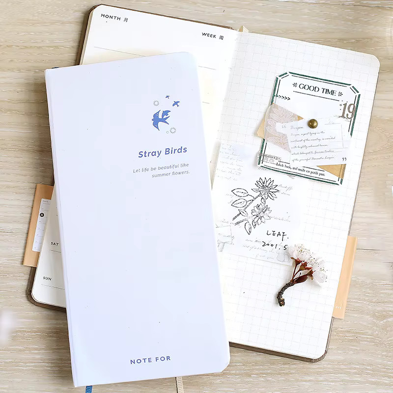 Mori Fresh Retro Slim Notebook wöchentliches Notizbuch mit selbstfüllbarem Jahresprüfplan - Bild 3