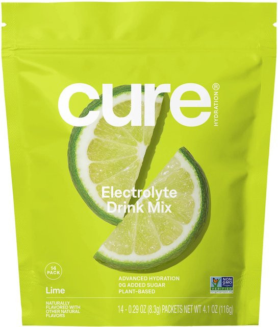 Cure Hydration, Getränkepulver, Limette, 14 x 8,3 g - Bild 1