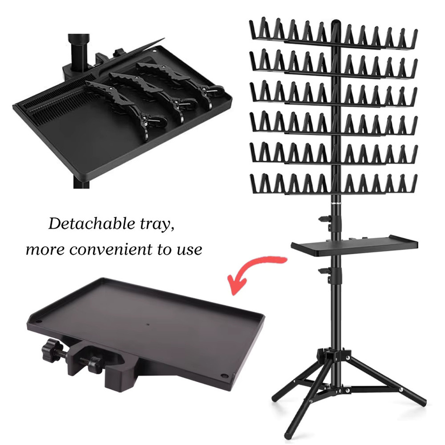 Nunify Haarverlängerung Halter, Doppel-Seite Display Halter, Haar Separator - Bild 4
