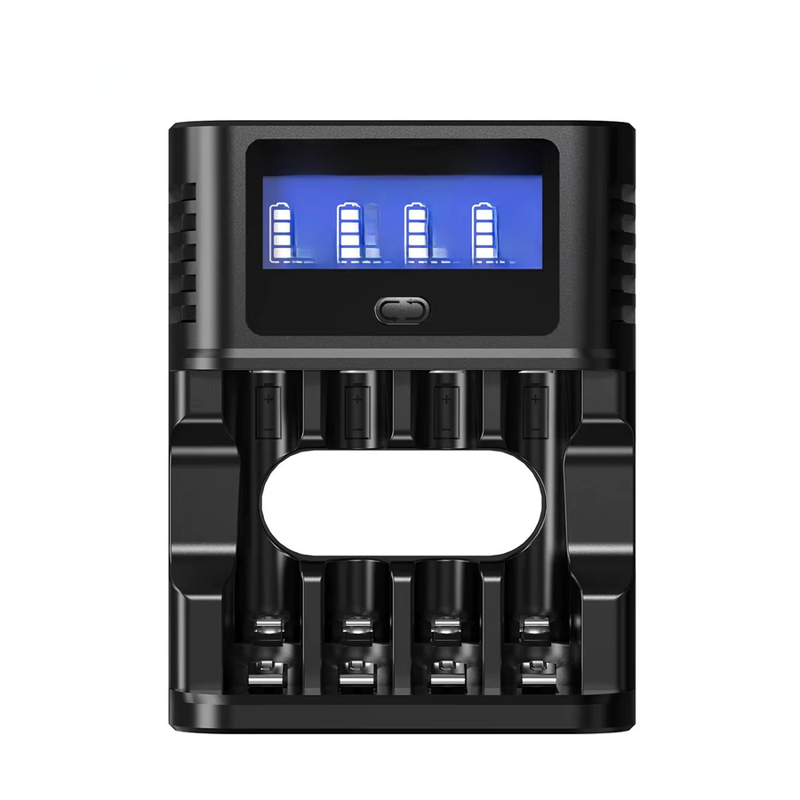 XTAR L4 Pro Smart Charger für AA AAA 1,5 V Li-Ionen- und Ni-MH-Akkus in Schwarz mit Smart Repair und Low Heat Funktion - Bild 4