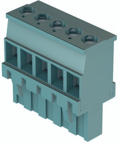 HARTING Leiterplattensteckverbinder 14310317401000 mit 1 Reihe aus Messing in Blau - Bild 1