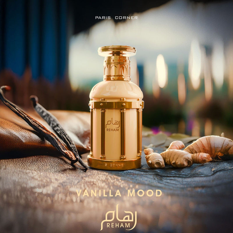 Paris Corner Reham Vanilla Mood Eau de Parfum für Damen und Herren 100ml beige - Bild 3