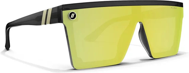 Blenders Providence DX Sonnenbrille, Vollrand, Square, Metall, Unisex, black gold yellow - Bild 1