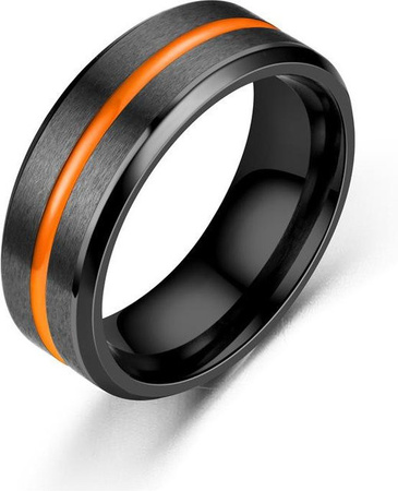BAECYT Eheringe Herren, Edelstahl, Schwarz, Verlobungsring