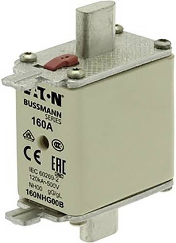 Eaton NH-Sicherung 50NHG00B-690 mit mechanischer Sicherungsanzeige, Größe 00, 50A, 690V, 3er-Set, Weiß - Bild 1