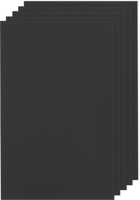 Rico Design Paper Poetry Luxury Karten A4 Schwarz - Bild 1