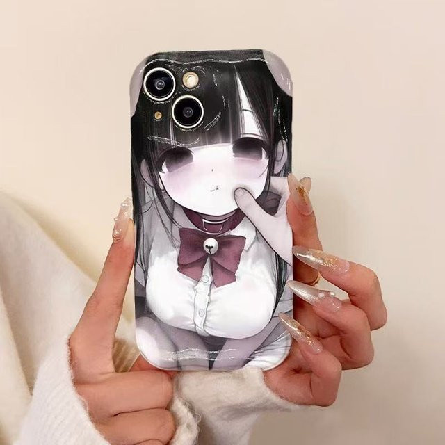 Anime Sexy Girl Softshell Schutzhülle passend für iPhone 17 Air 16 15 14 13 12 11 Pro Max X XR XS Plus in Multicolour - Bild 1