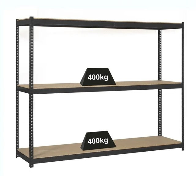 PROREGAL Schwerlastregal Wood Yeti in Anthrazit, H x B x T: 200 x 180 x 60 cm - Bild 1