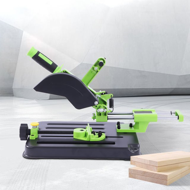 CNCEST Winkelschleifer-Halter Grün, verstellbarer Winkel 45 Grad für Winkelschleifer mit 100 mm bis 125 mm Durchmesser - Bild 1