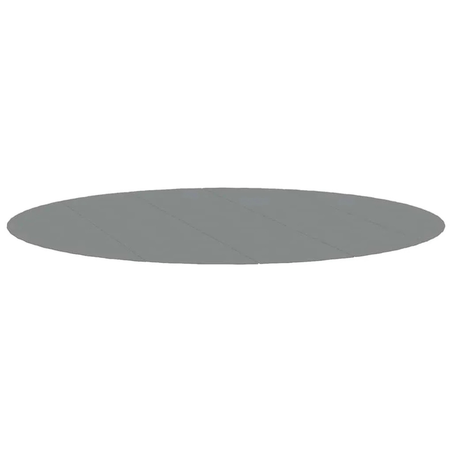 vidaXL Pool-Bodentuch Hellgrau aus Polyester mit Ø 550 cm - Bild 2