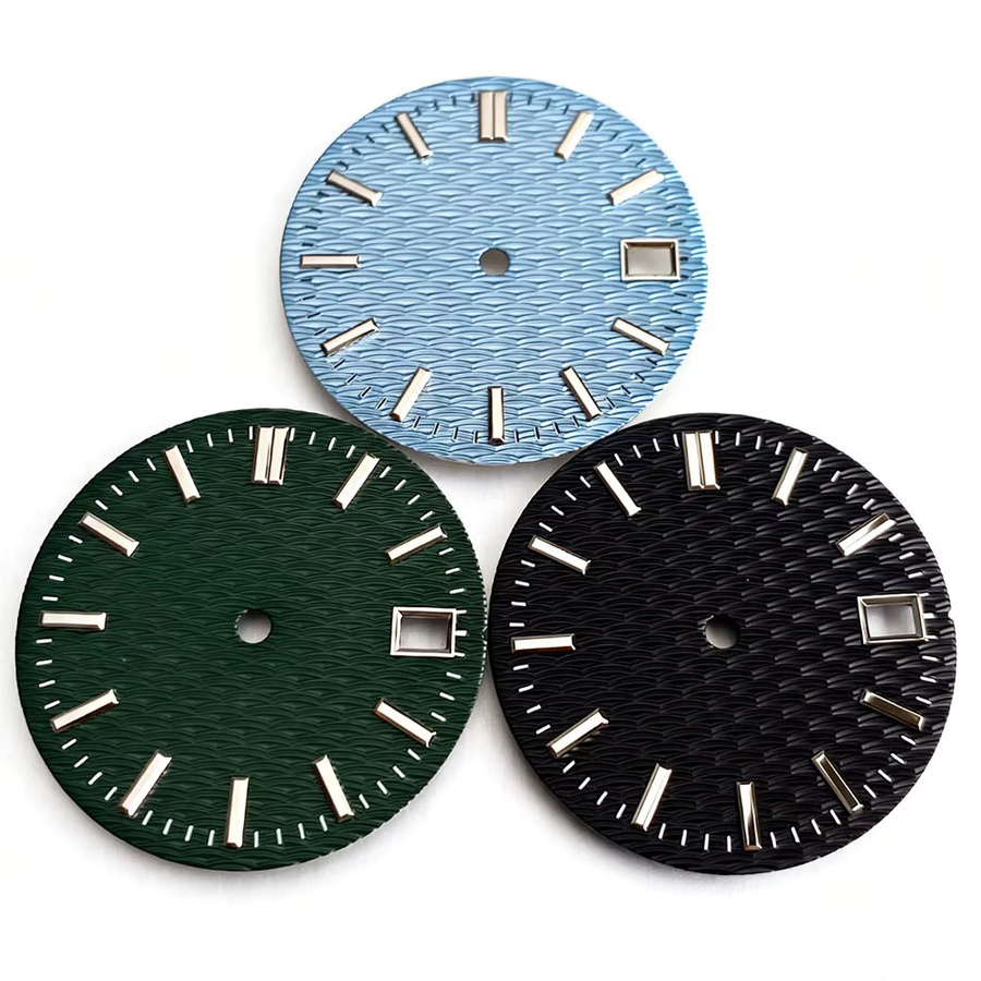 Tandorio Uhrenzifferblatt, Wellenzifferblatt, 29 mm, Herren - Bild 5