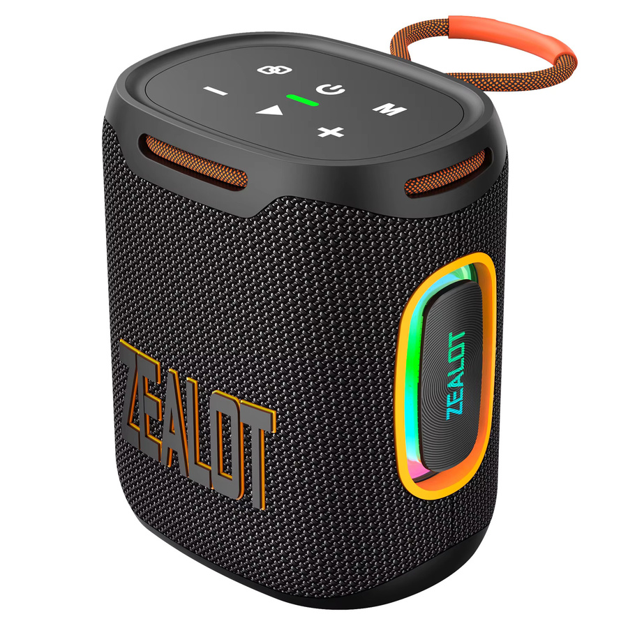 BlitzWolf S122 Kabelloser Bluetooth-Lautsprecher mit 25W, Wasserdicht, Lichteffekt und Bass-Boost, Schwarz, 6000mAh Akku - Bild 5