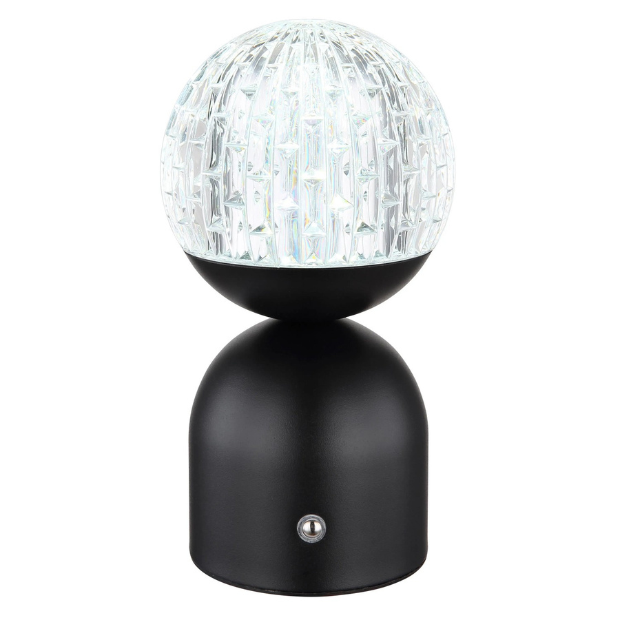 Globo Tischleuchte Julsy aus Metall und Acryl in Schwarz Matt, dimmbar und mit Akku sowie Touch-Funktion - Bild 2