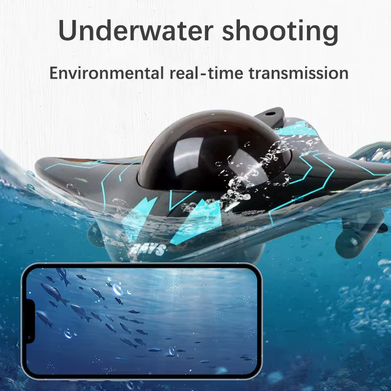 CONUSEA 6-Kanal RC-Boot mit Tauchkamera, Spielzeugboot, mit WLAN, FPV - Bild 3