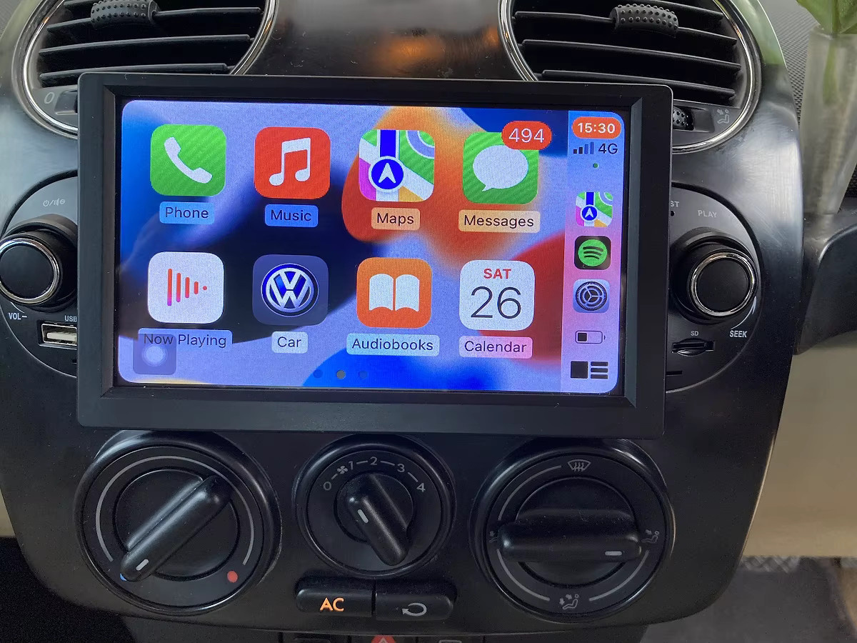 WITSON Android 15 Autoradio für VOLKSWAGEN BEETLE 2002 bis 2012 mit Carplay, GPS und IPS Stereo Head Unit in Schwarz - Bild 2