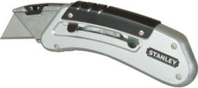 Stanley Universalmesser Quickslide aus Metall in Silber mit 18mm Snap-Off Klinge - Bild 1