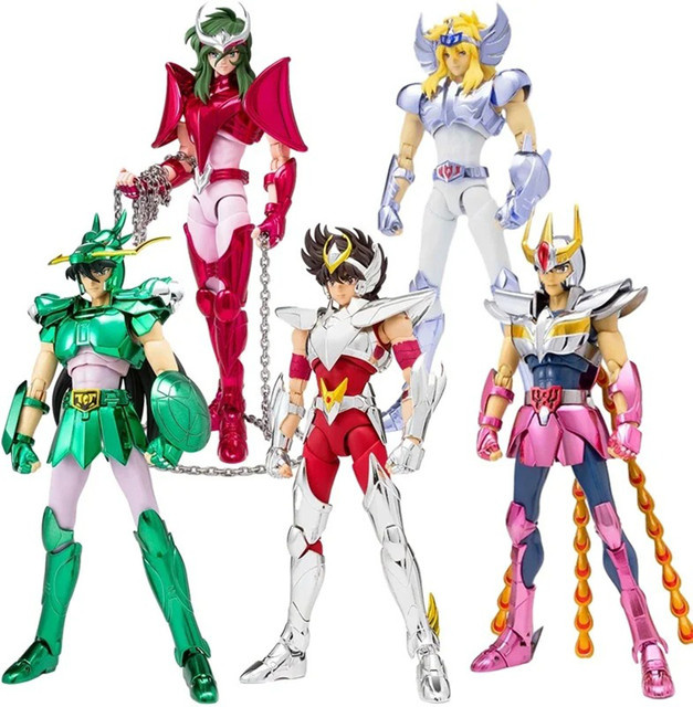 Bandai Anime Figur Phoenix Ikki Hyoga Seiya Shiryu, Stehende Rüstung Modell, Einzelfigur, PVC - Bild 1