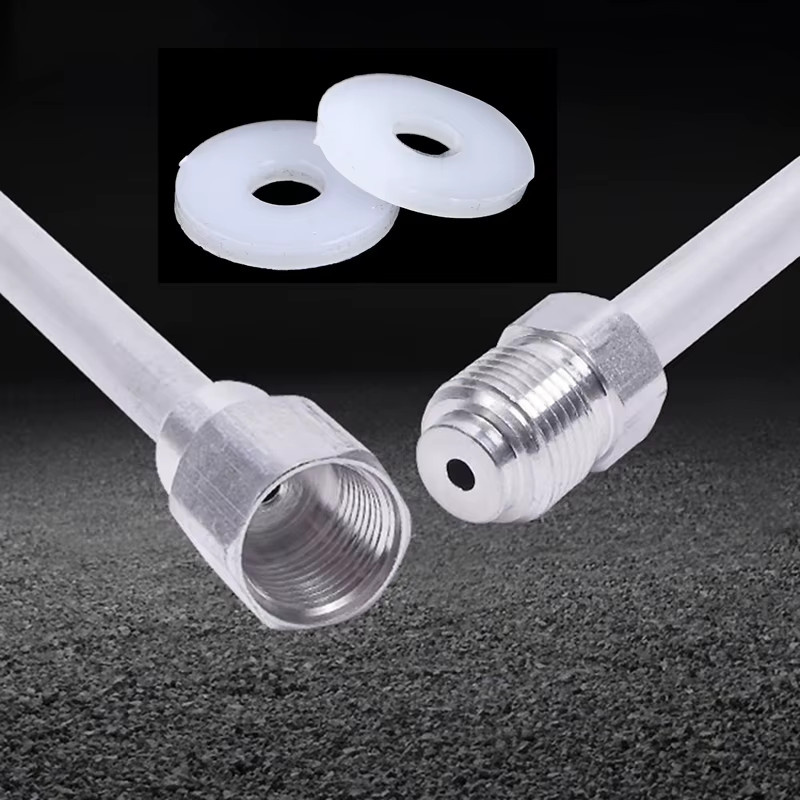 20 Stück JETTING Nylon Abstandhalter für Airless-Sprühmaschinen Verlängerungsstangen und Dichtungen in Weiß - Bild 4