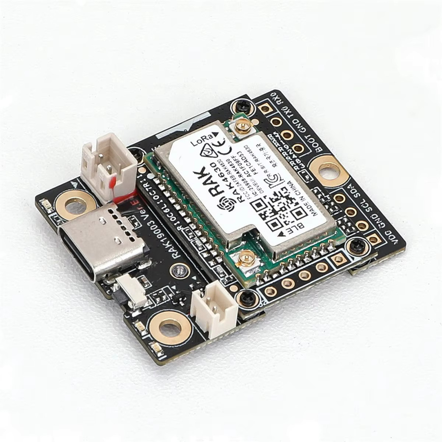 Meshtastic Meshcore Node Repeater WisMesh RP2040 Kit von RAK mit Wisblock Core Modul RAK11310 und RAK19003 Board, LoRa Mesh 915 MHz, Schwarz - Bild 2