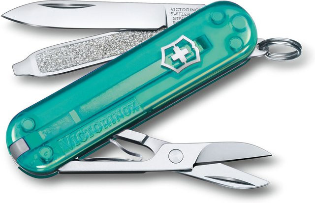 Victorinox Classic SD Taschenmesser mit 7 Funktionen in Tropical Surf Multicolor - Bild 1