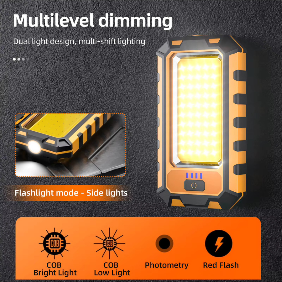 SUPERFIRE G25 COB Arbeitsleuchte und Taschenlampe, schwarz, USB-C aufladbar, wasserdicht und multifunktional - Bild 5