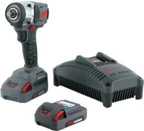 Ingersoll Rand Akku-Schlagschrauber Kit W3131-K22-EU 3/8 Zoll in Grau - Bild 1