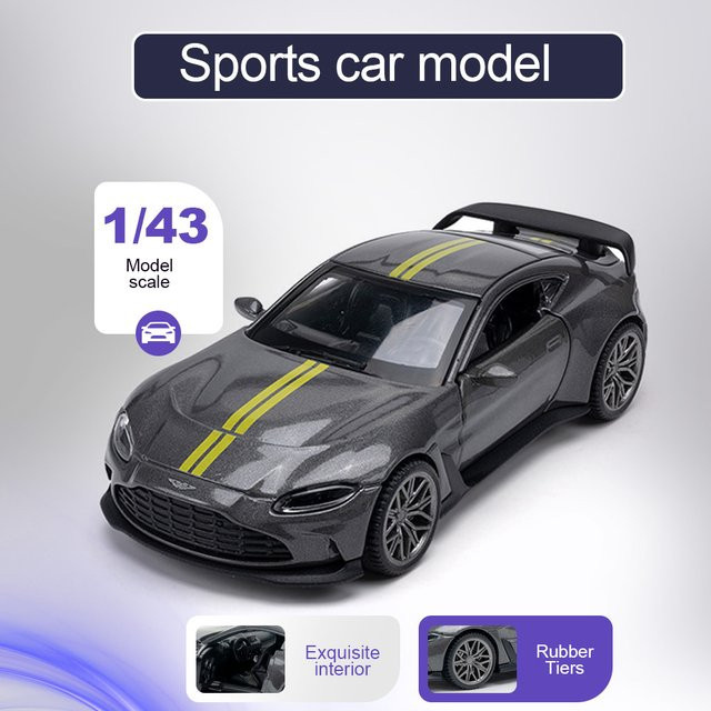 RMZ city V12 Valkyrie Supercar, Spielzeugmodell, 1:43, Metall, Gummi - Bild 1