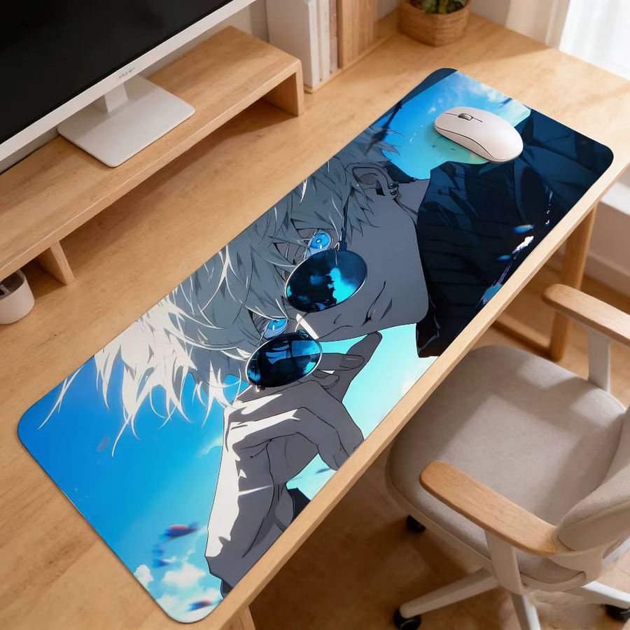 Anime Gaming Mauspad Gojo Satoru Sakura Design Multicolour - Bild 4