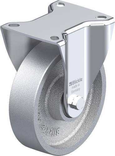 Blickle BI-G 125IK Bockrolle in Silber, Rad-Durchmesser: 125 mm, Tragfähigkeit: 250 kg - Bild 1