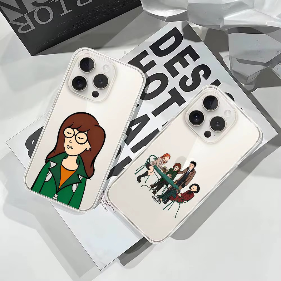 D-DARIA M-MORGENDORFFER Luxuriöse Handyhülle in Transparent für iPhone 11 bis iPhone 17 Pro Max Modelle mit weichem Stoßstangen-Schutz - Bild 3