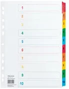 Soennecken Zahlenregister 1-10 in Multicolor, A4 - Bild 1
