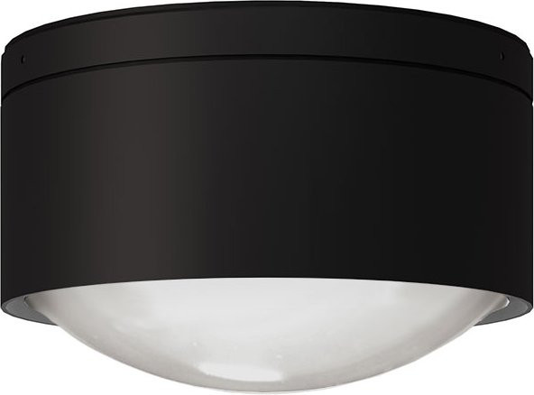 Top Light Puk! 160 One Avantgarde LED-Deckenleuchte in Schwarz Matt mit mattem Glas und warmweißem Licht (2700K) - Bild 1