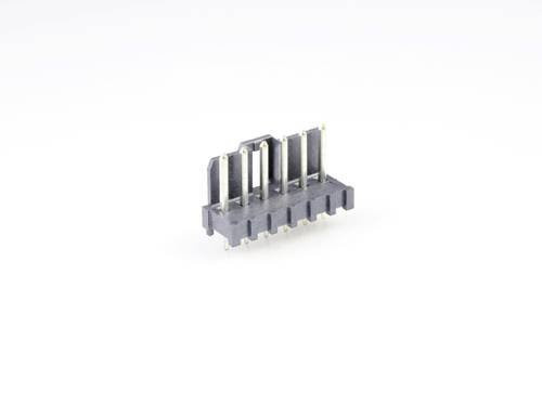 Molex Stiftgehäuse-Platine grau mit 6 Polen und 3.96mm Rastermaß 2074781006 - Bild 1