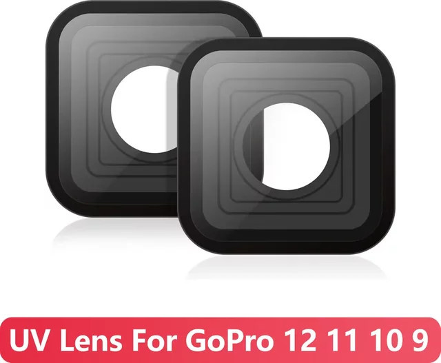 UV-Objektiv Ersatz-Schutzglasabdeckung für GoPro Hero 13 12 11 10 9 Action-Kameras - Bild 1