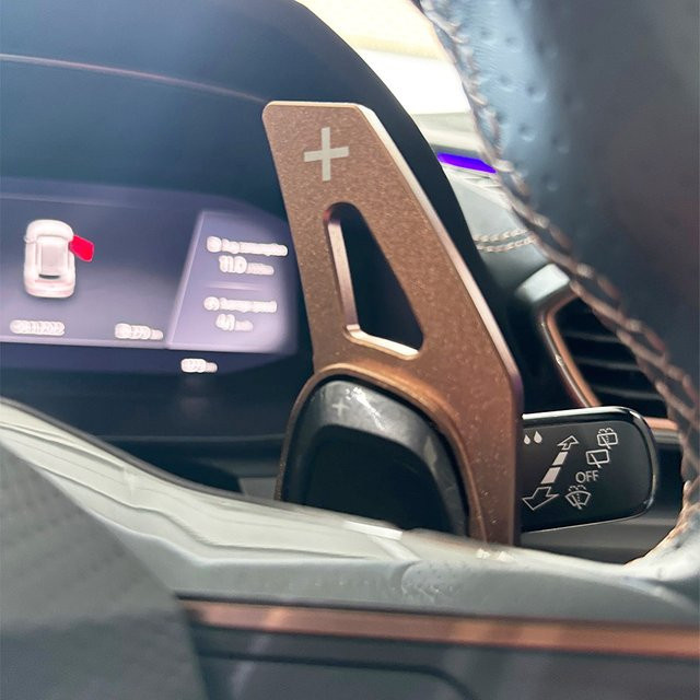 Beinuli Lenkradschaltpaddel Verlängerung für Cupra Ateca Formentor VZ5 Leon 2021-2025 in Bronze - Bild 1