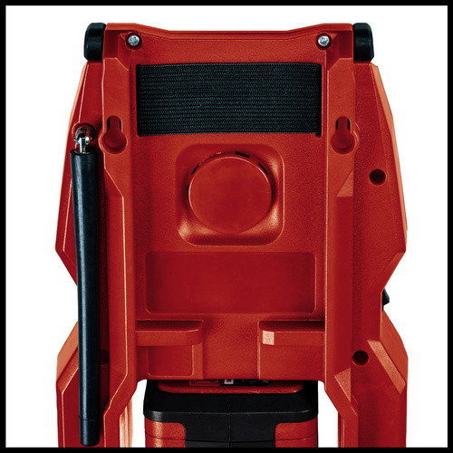 Einhell Power X-Change Akku-Baustellenradio TC-RA 18 Li BT Solo mit Bluetooth und FM in Rot, B/H/T: 22,5 x 15 x 8 cm - Bild 5