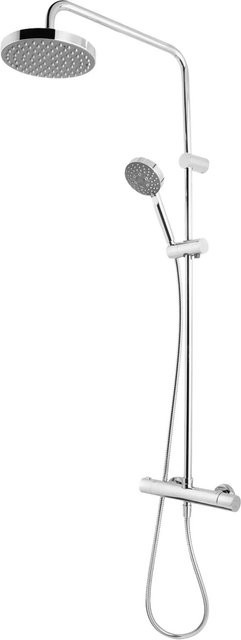 Breuer Duscharmatur Aquamaxx 330 mit Thermostat und runder Kopfbrause in Chrom - Bild 1