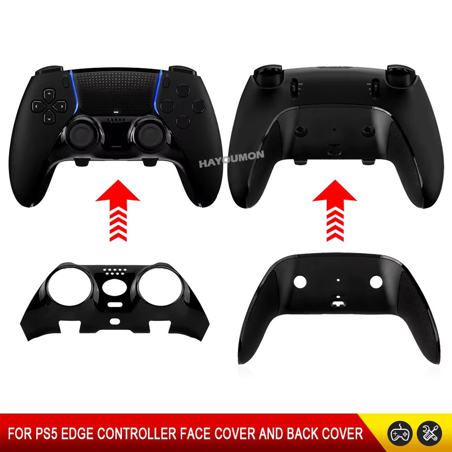 Pogopirate 2in1 Schutzhülle für PS5 Edge Controller, obere und untere Abdeckung in 6 Farben, Anti-Schweiß und Anti-Rutsch - Bild 2