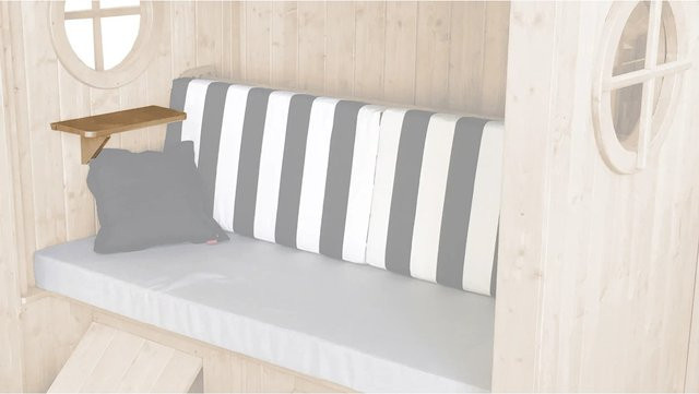 WEKA Ablage-Set aus Holz für Gartenhäuser und Gartenlauben in Natur/Beige - Bild 1