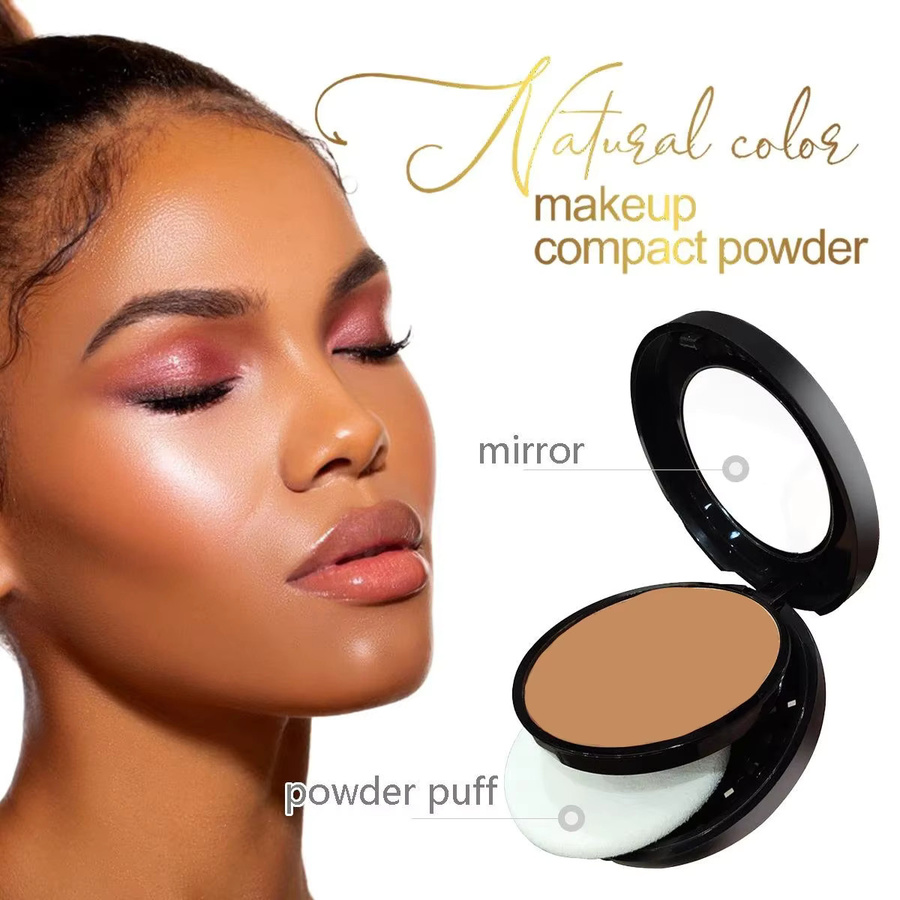 Romantic Flower Foundation Bronzer Puder Set, Dunkle Haut - Bild 4