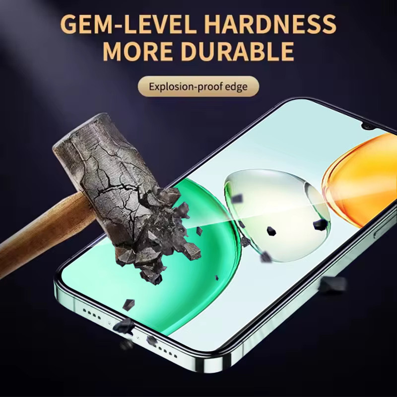 Gehärtetes Glas Display Schutz für Honor Play 10 Play 10C Play 9A Play 9T X8 X7a X6 X5 X40 X40i 70 Lite in Schwarz und Transparent - Bild 5
