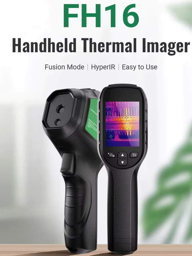 Sensewide FH16 HyperIR Handgehaltener Wärmebildscanner mit visueller Kamera in Schwarz - Bild 5