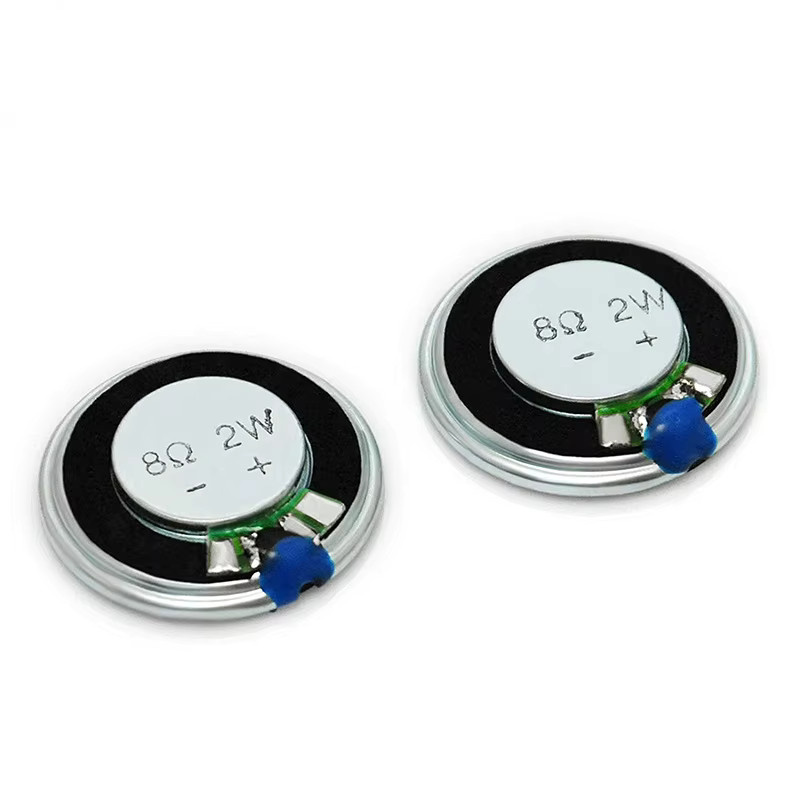 5er Set Mini Lautsprecher 2W 8 Ohm Durchmesser 40 mm Schwarz für Arduino und elektronisches Zubehör - Bild 2