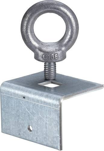 Schneider Electric NSYAELYTCRG8 Montagematerial aus verzinktem Stahl, Farbe: Silber, B: 120 mm, H: 55 mm - Bild 1