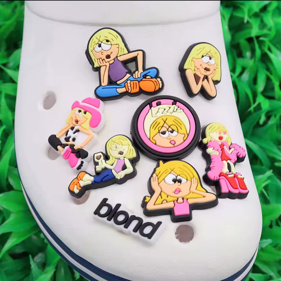 8 Stück Schuh-Charms, blond, Kinder - Bild 2