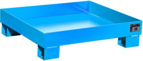 Bauer Südlohn Auffangwanne AW 60-2 aus Stahl, Farbe: Lichtblau, B/T/H: 80,0 x 52,0 x 34,0 cm - Bild 1