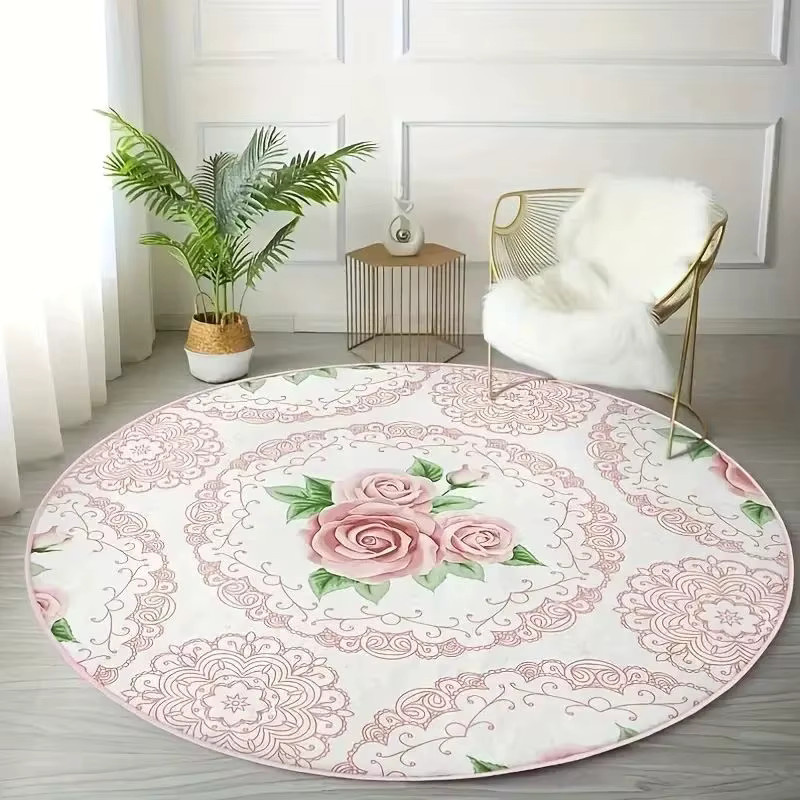 VIKAMA Schlaufenstapel-Teppich bedruckt, weicher und verdickter Teppich für Wohnzimmer und Schlafzimmer - Bild 2