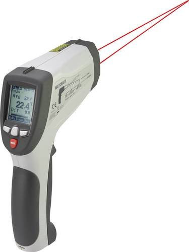 Voltcraft IR 1201-50D USB Infrarot-Thermometer Pyrometer mit 50:1 Optik und Messbereich von -50 bis 1200 °C in Weiß - Bild 1
