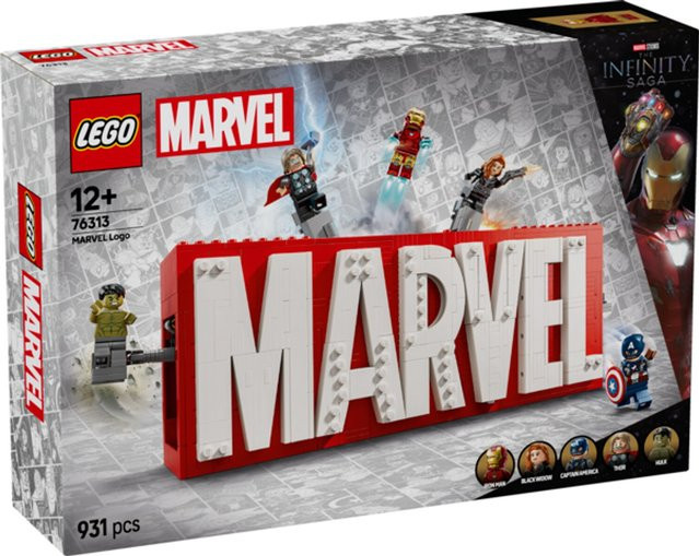 LEGO Marvel Super Heroes Marvel Logo & Minifiguren Konstruktionsspielzeug - Bild 4