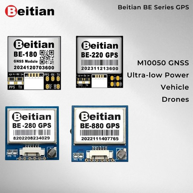 Beitian GPS-Modul BE-180 BE-220 BE-280 BE-880 mit Antenne GNSS-Empfänger für Fahrzeuge und Drohnen - Bild 1